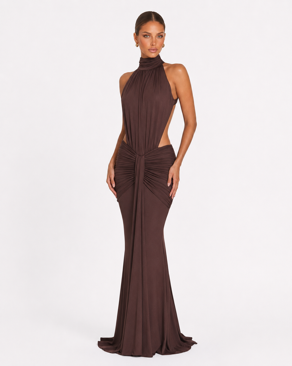 Vestido com Costas Abertas Primavera da Brisa