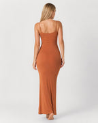 Vestido Longo Ajustado Luar da Brisa