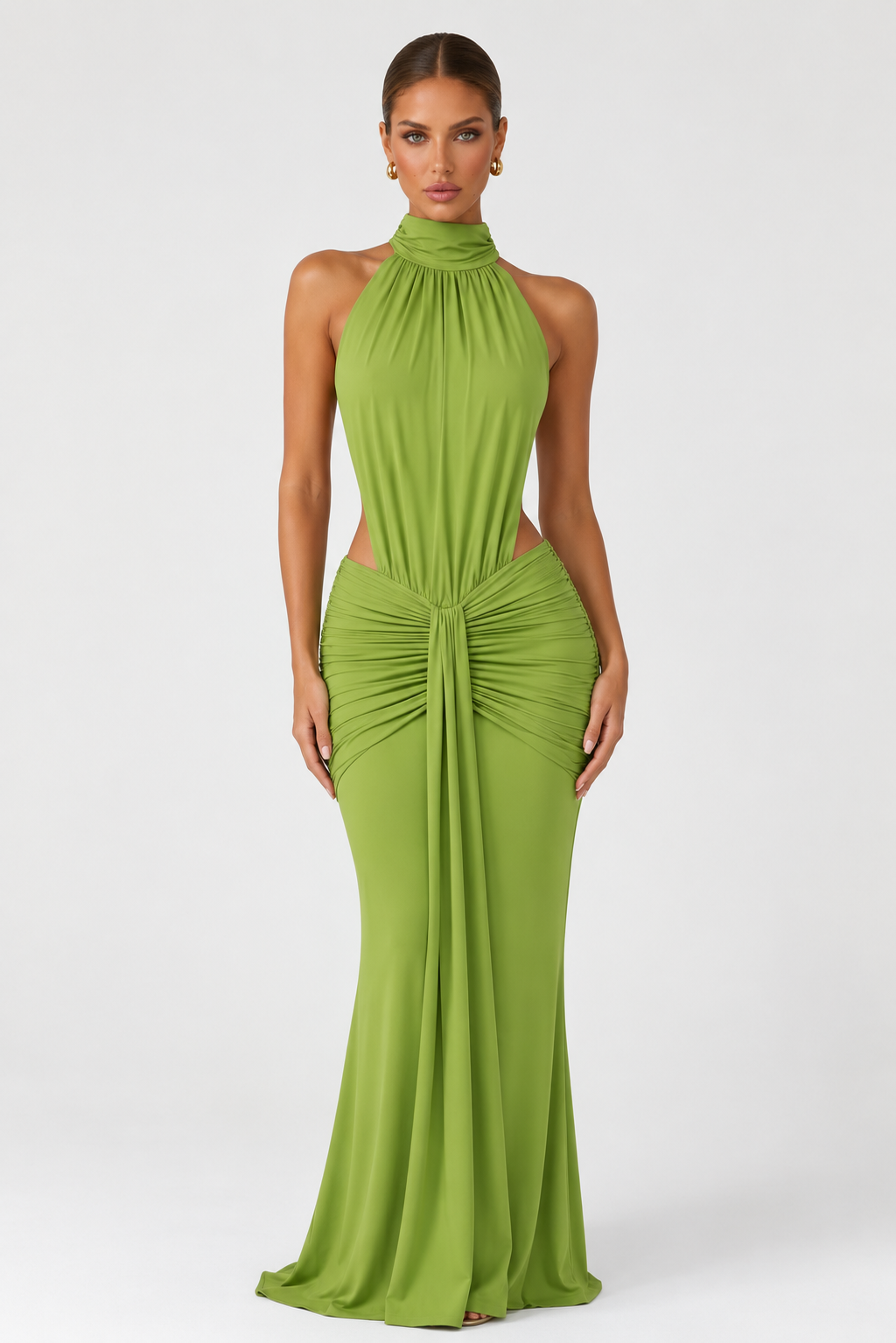 Vestido com Costas Abertas Primavera da Brisa
