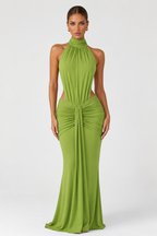 Vestido com Costas Abertas Primavera da Brisa