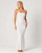 Vestido Longo Ajustado Luar da Brisa