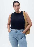 Calças de ganga Claudia slim fit e cropped - Pormenor do artigo 5