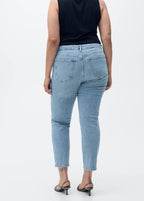 Calças de ganga Claudia slim fit e cropped - Pormenor do artigo 4