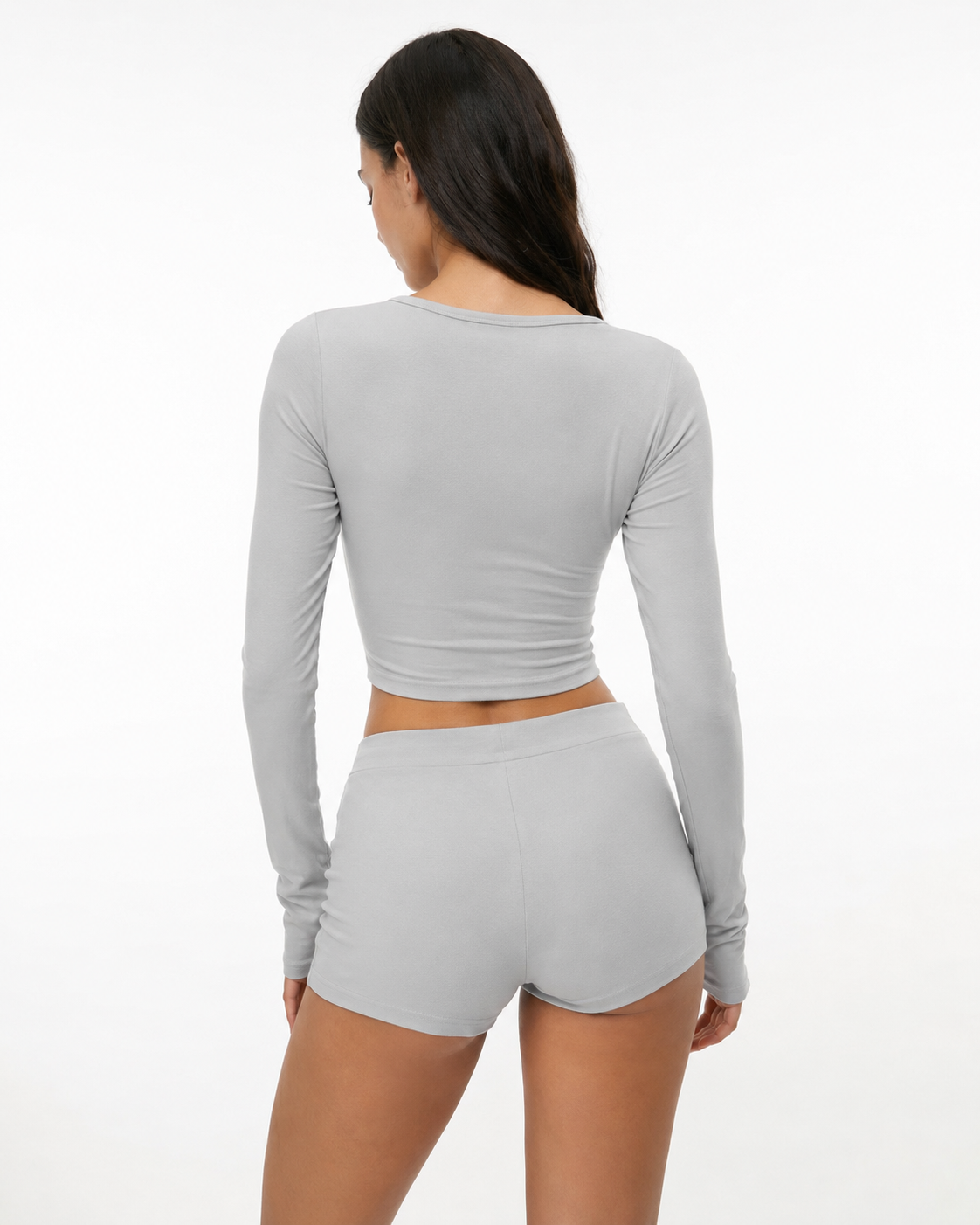 Conjunto de Manga Comprida Violeta da Riviera