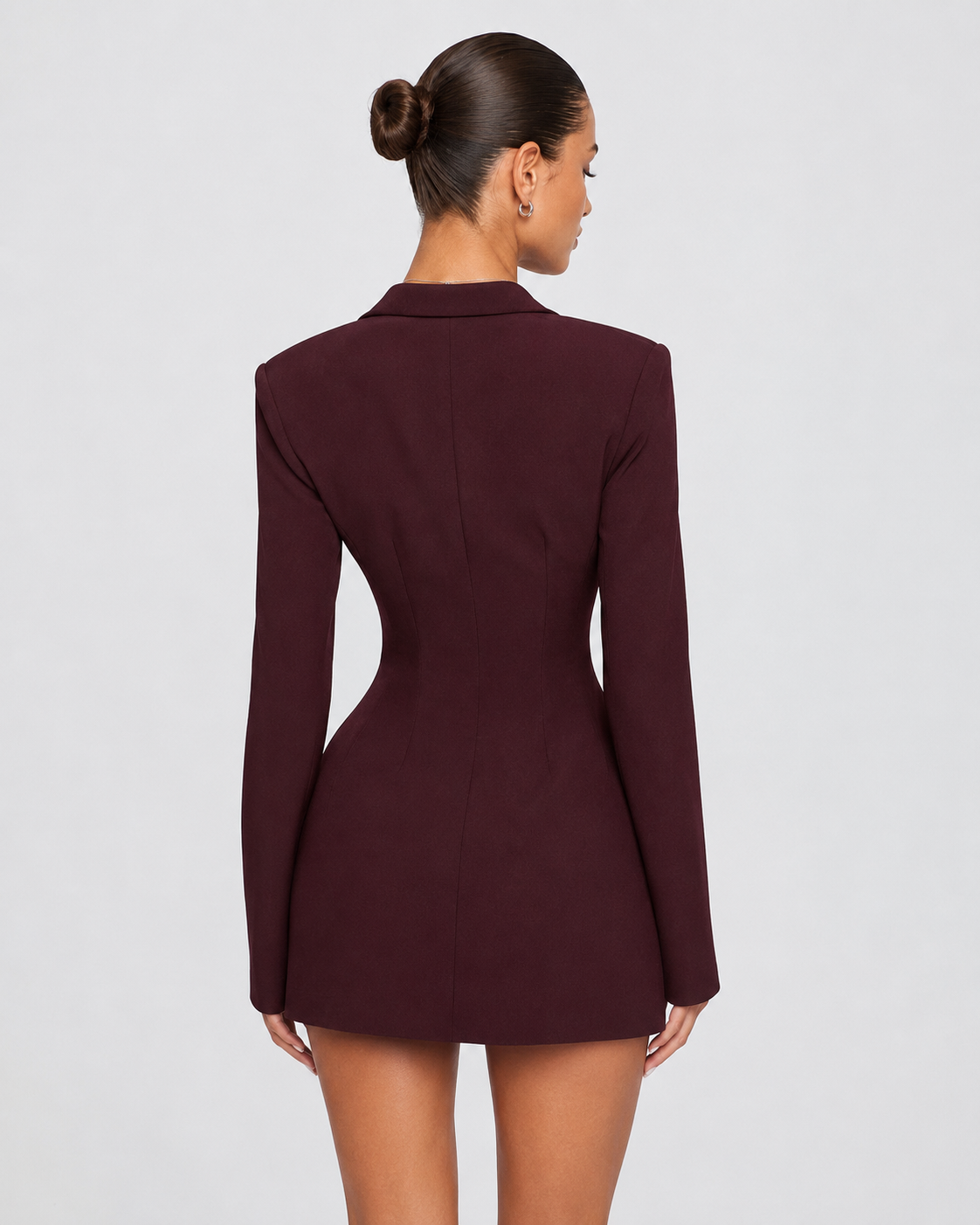 Vestido Curto de Corte Blazer