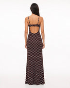 Vestido Longo com Costas Abertas Estela da Brisa