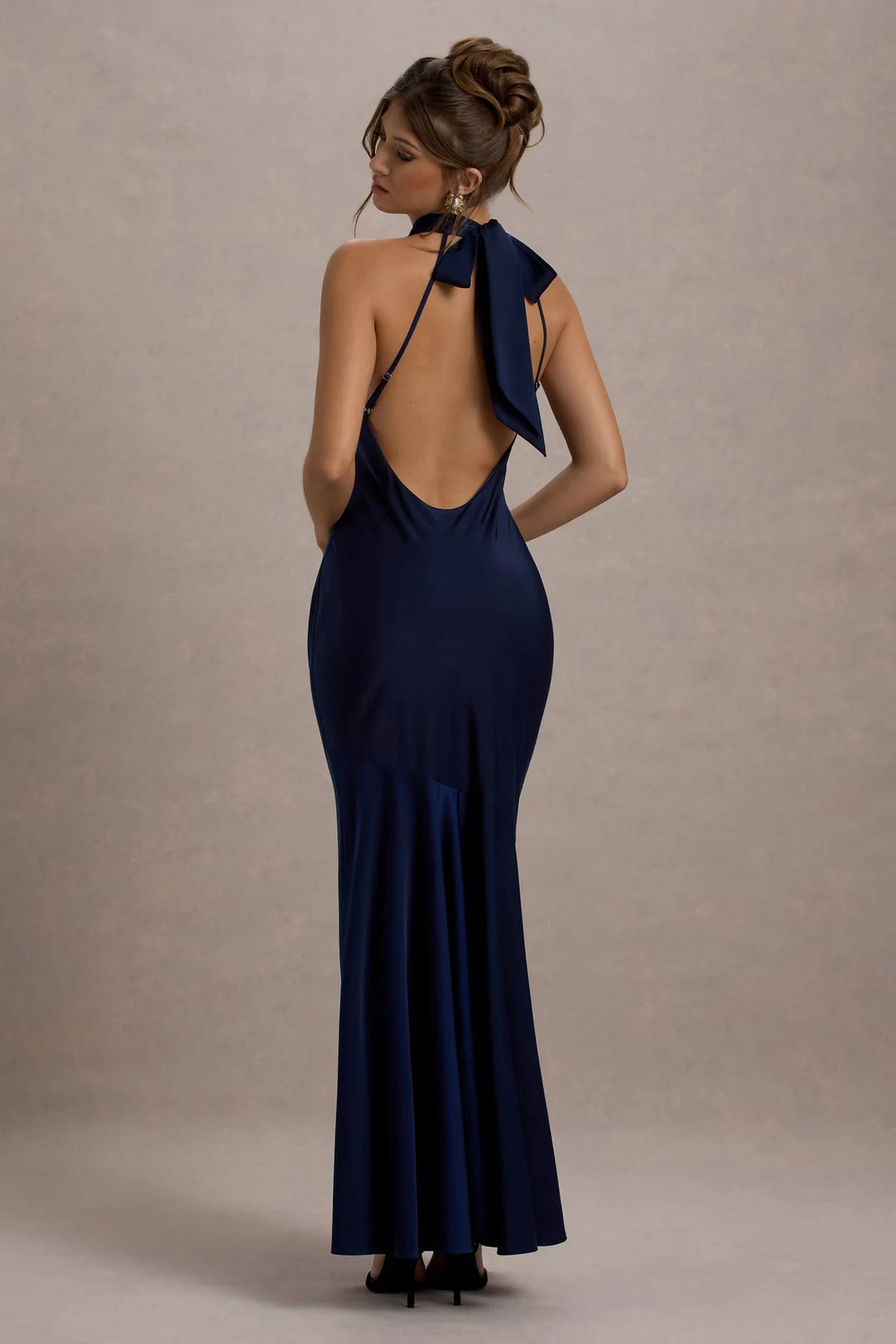 Vestido Longo Bordeaux Elegance