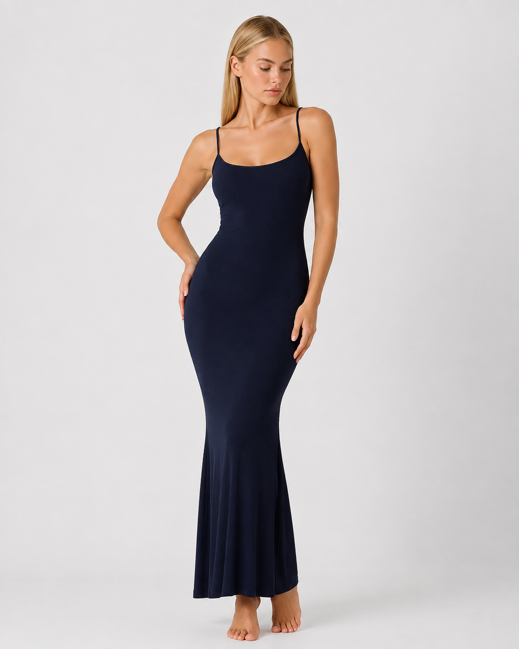 Vestido Longo Ajustado Luar da Brisa