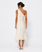 Vestido Midi em Cetim Seraphina