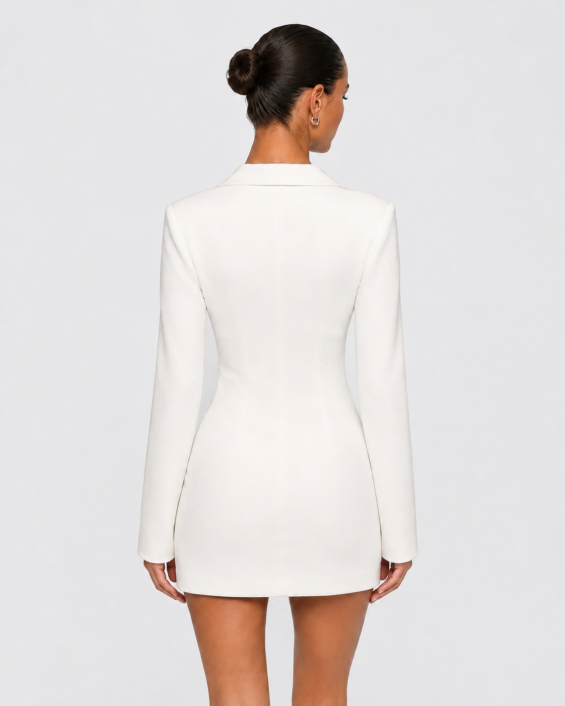 Vestido Curto de Corte Blazer