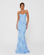 Vestido de Malha com Corpete Pétala da Brisa