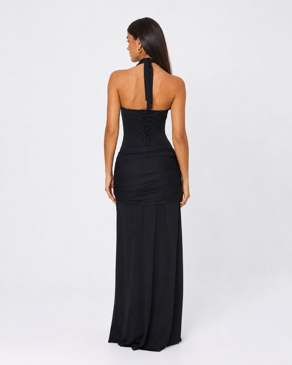 Vestido Longo com Alças ao Pescoço Brisa da Brisa
