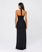 Vestido Longo com Alças ao Pescoço Brisa da Brisa