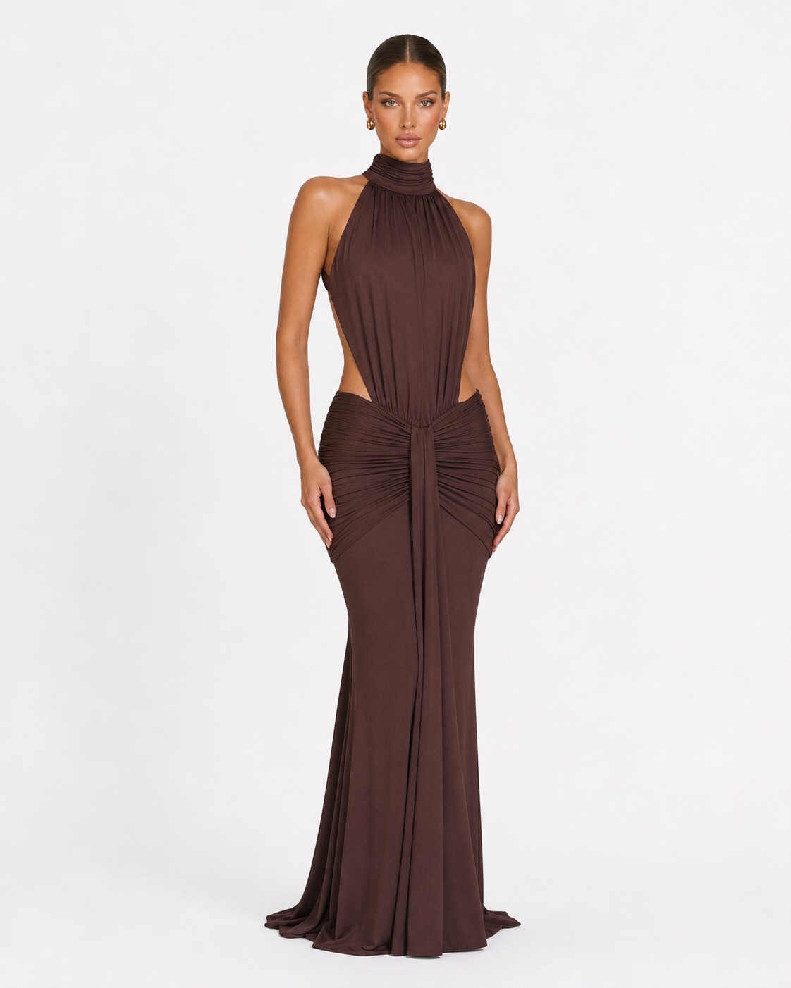 Vestido com Costas Abertas Primavera da Brisa
