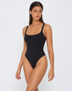 Body de Decote Redondo com Alças Largas