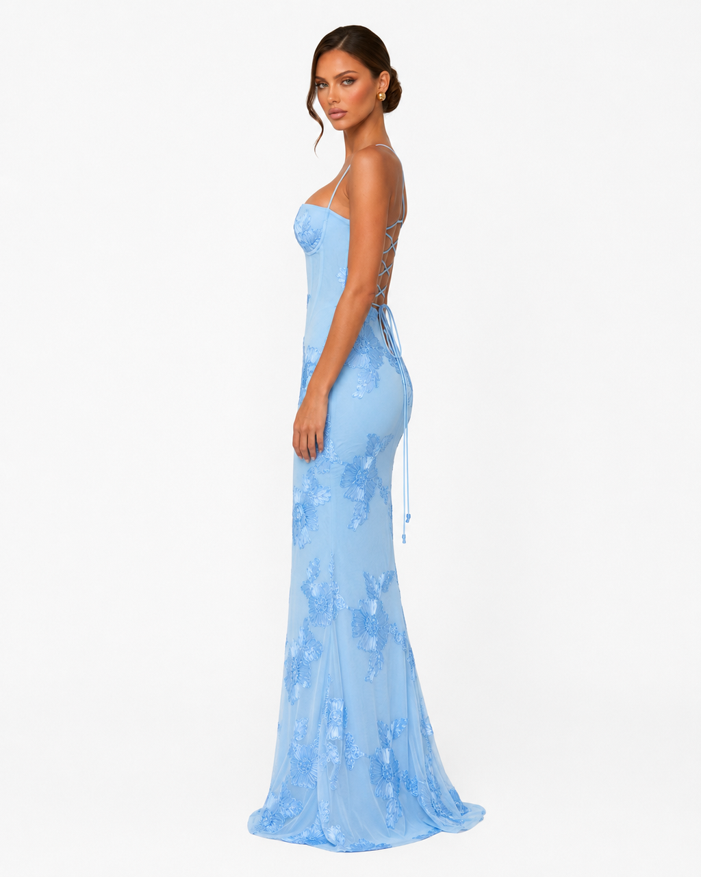 Vestido de Malha com Corpete Pétala da Brisa