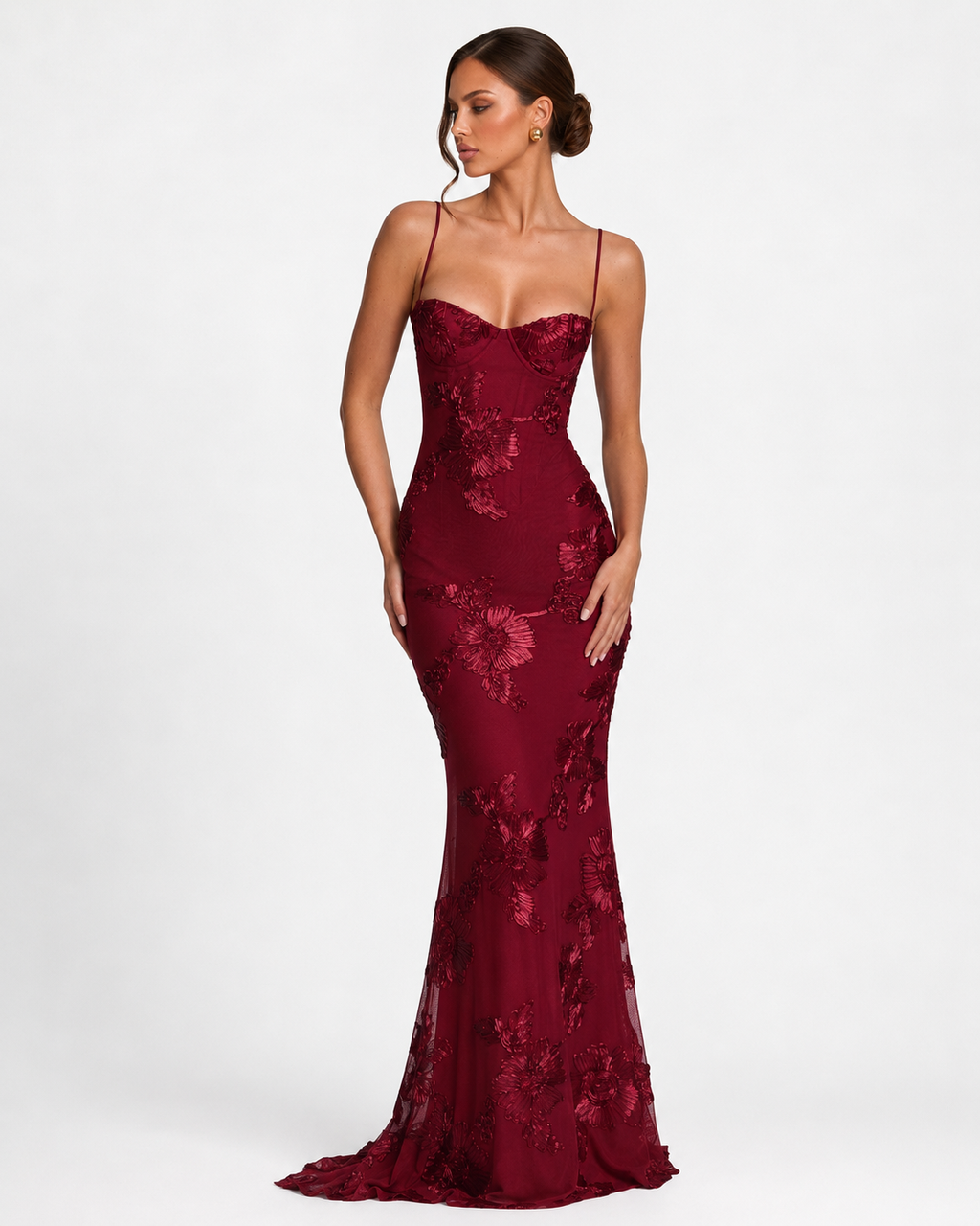 Vestido de Malha com Corpete Pétala da Brisa