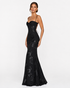 Vestido de Malha com Corpete Pétala da Brisa
