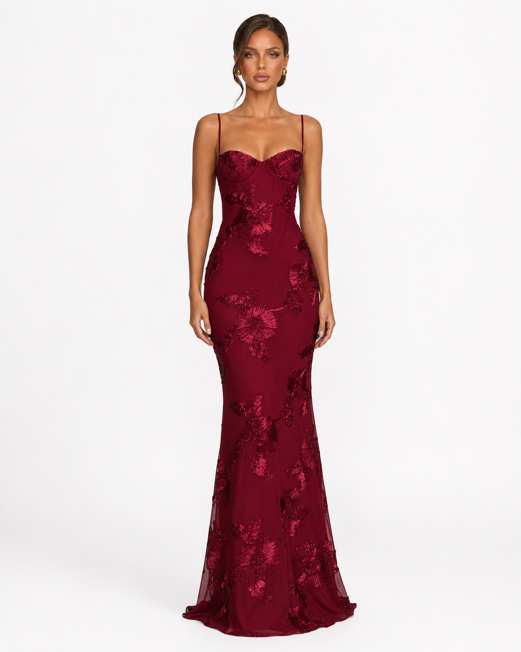 Vestido de Malha com Corpete Pétala da Brisa