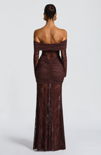 Vestido Encanto Bordeaux