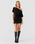 Vestido Curto Ajustado Celeste da Brisa
