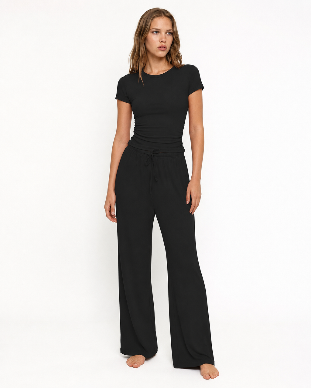 Conjunto Ajustado Celeste da Riviera