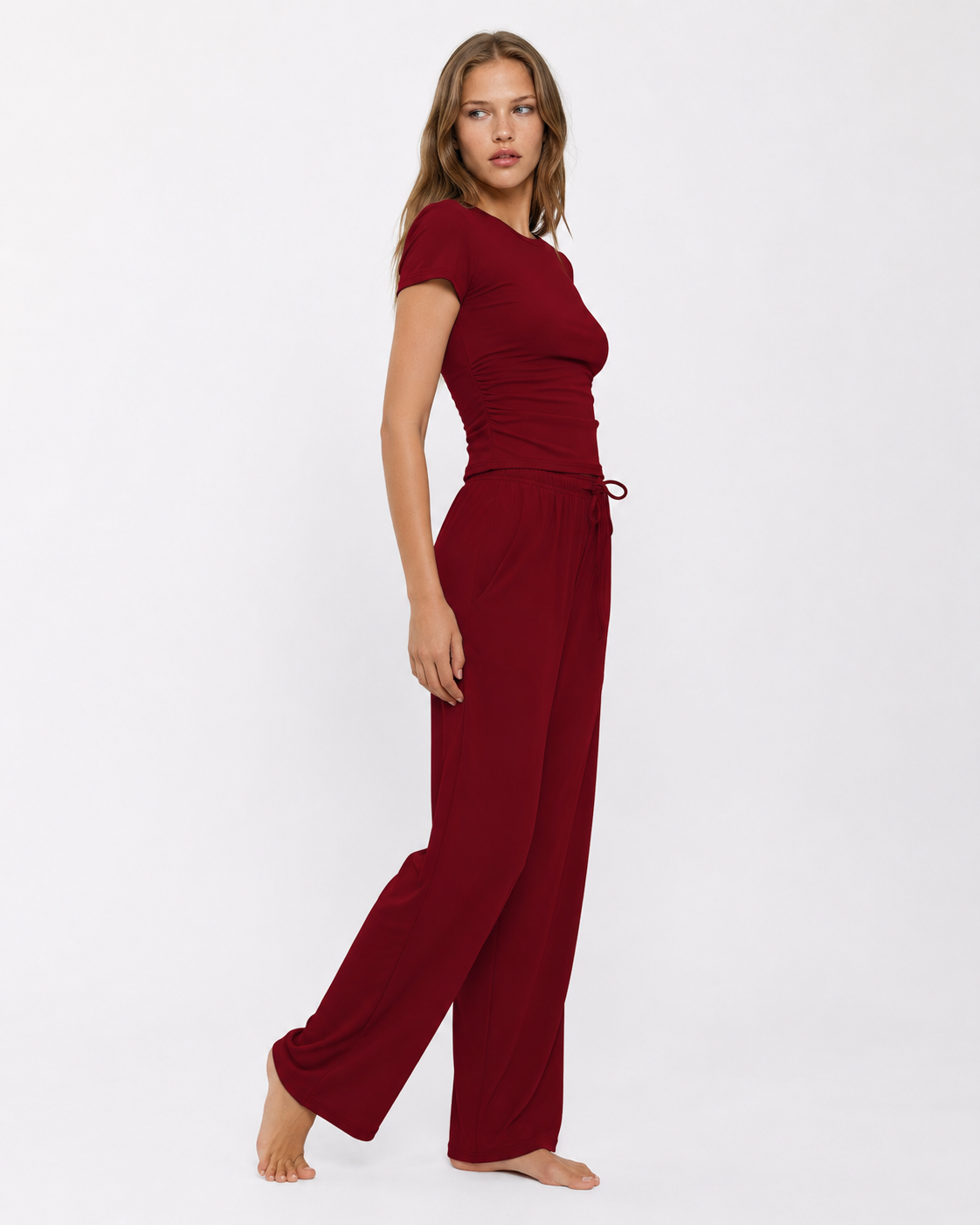 Conjunto Ajustado Celeste da Riviera