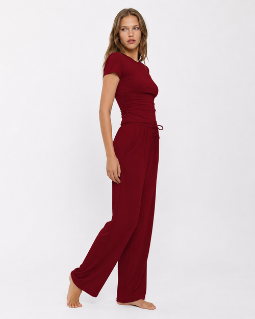 Conjunto Ajustado Celeste da Riviera