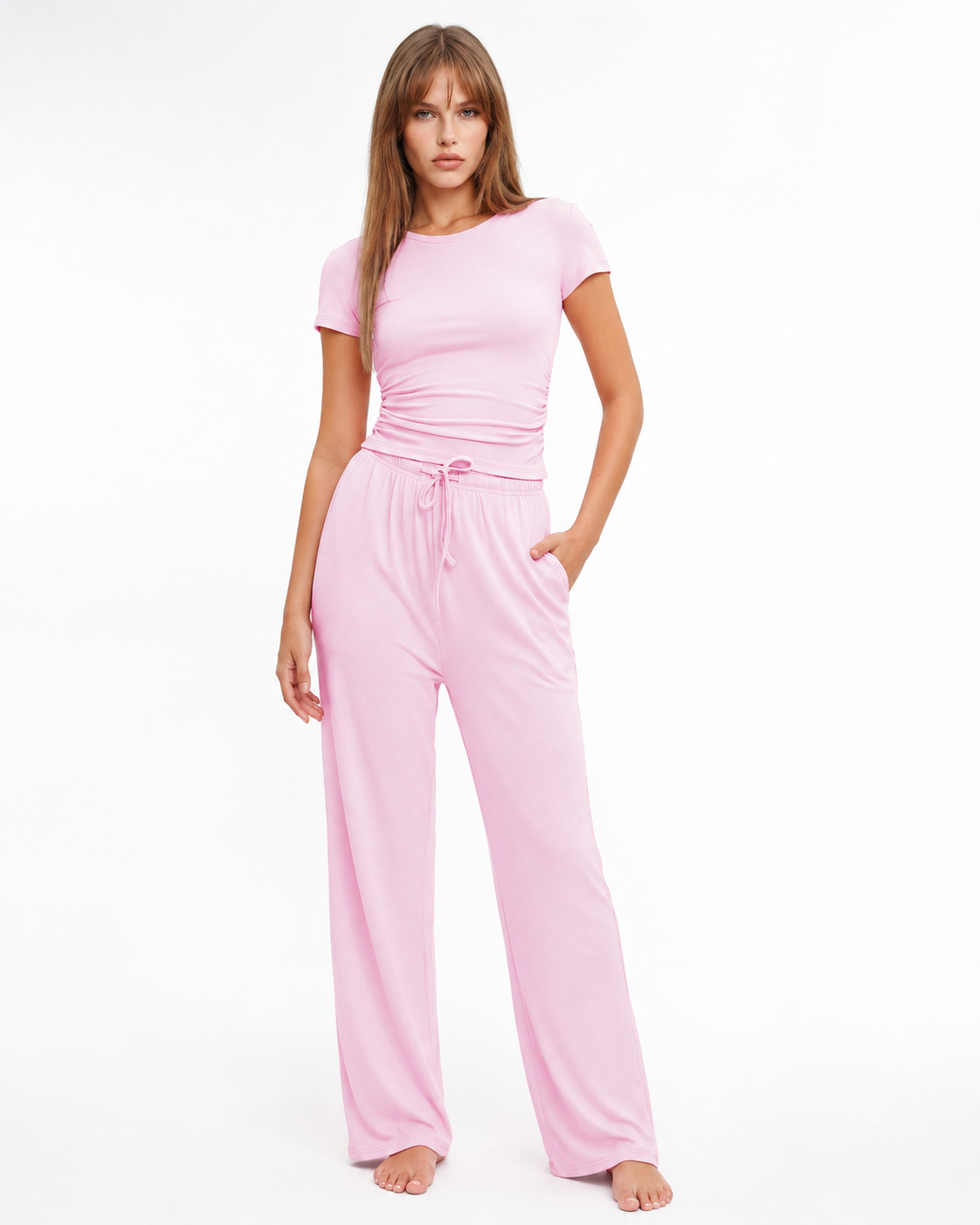 Conjunto Ajustado Celeste da Riviera