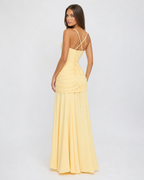 Vestido Longo Drapeado Cristal do Vale