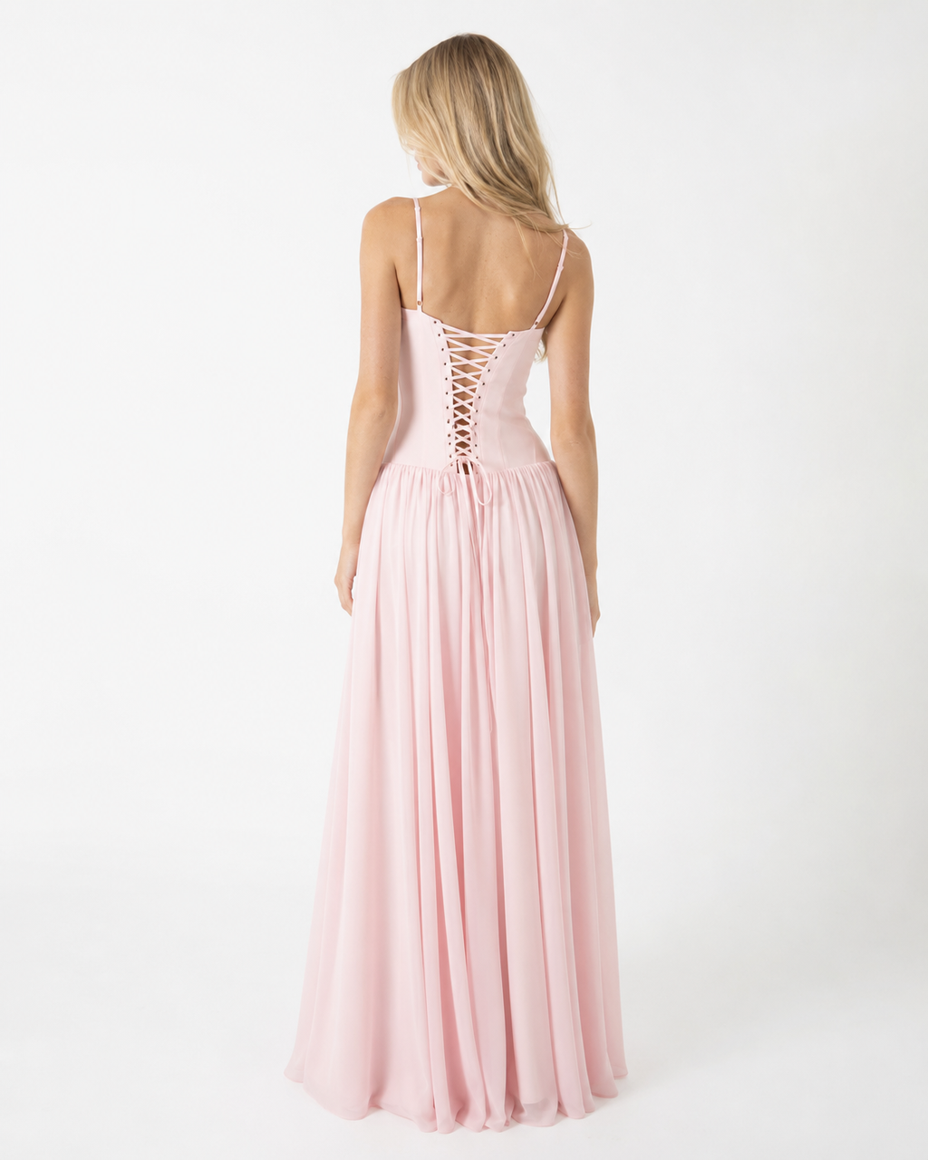 Vestido Longo com Corpete Safira da Brisa