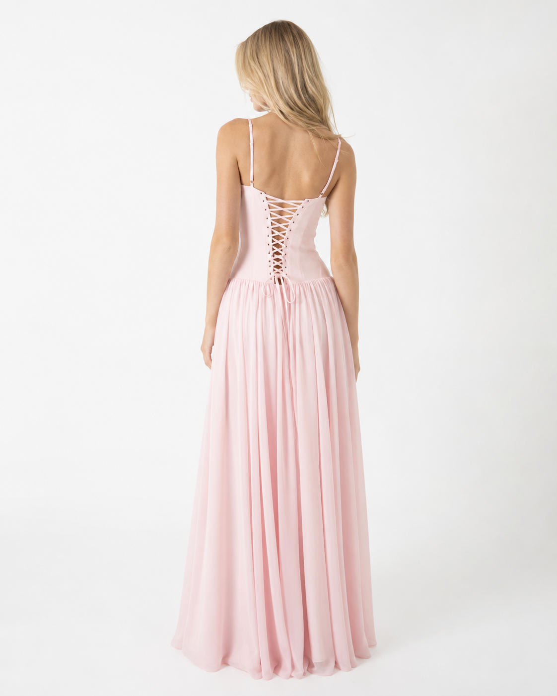 Vestido Longo com Corpete Safira da Brisa