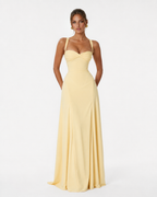 Vestido Longo com Corpete Sol da Brisa