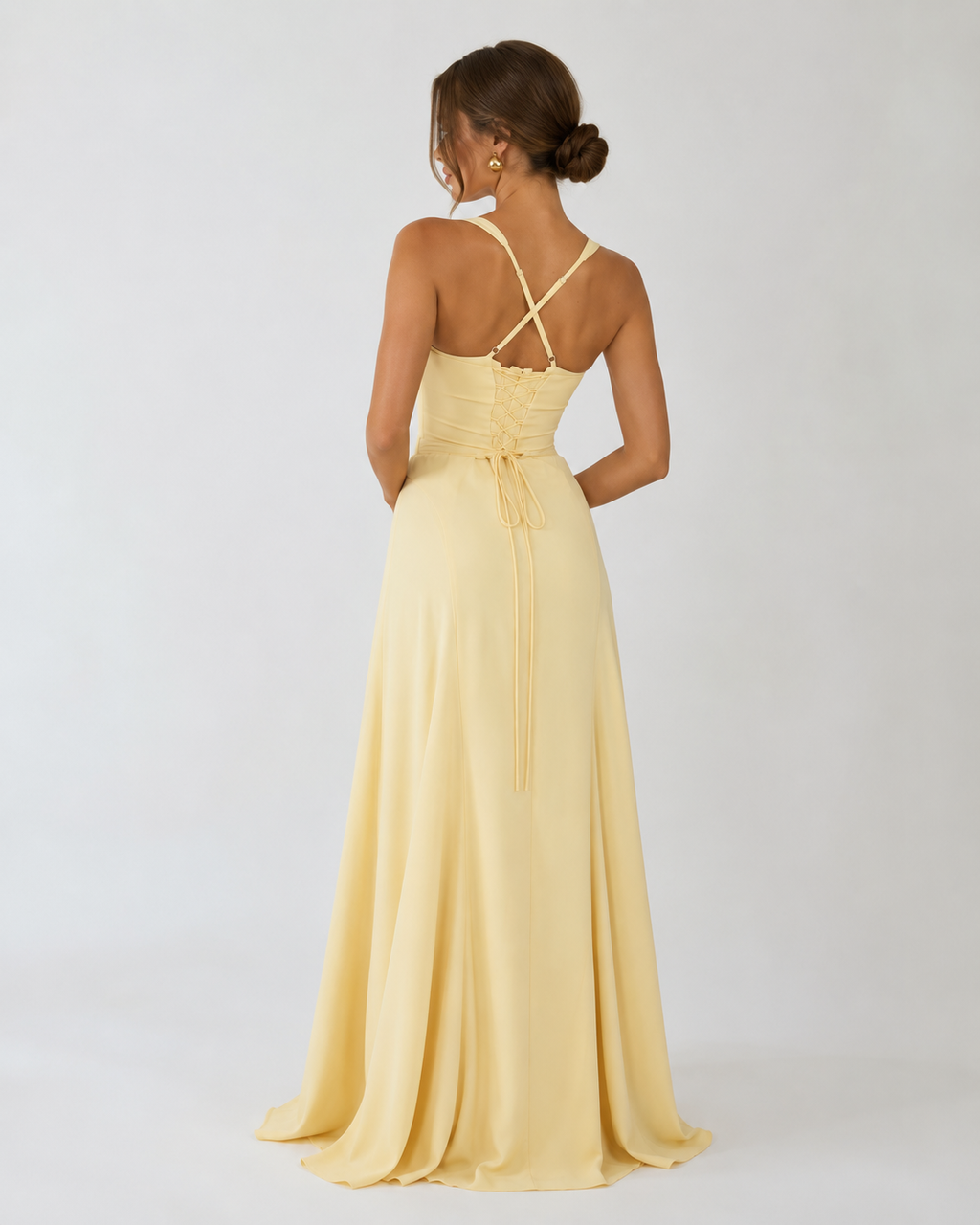 Vestido Longo com Corpete Sol da Brisa