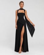 Vestido Longo com Corpete Brisa da Primavera