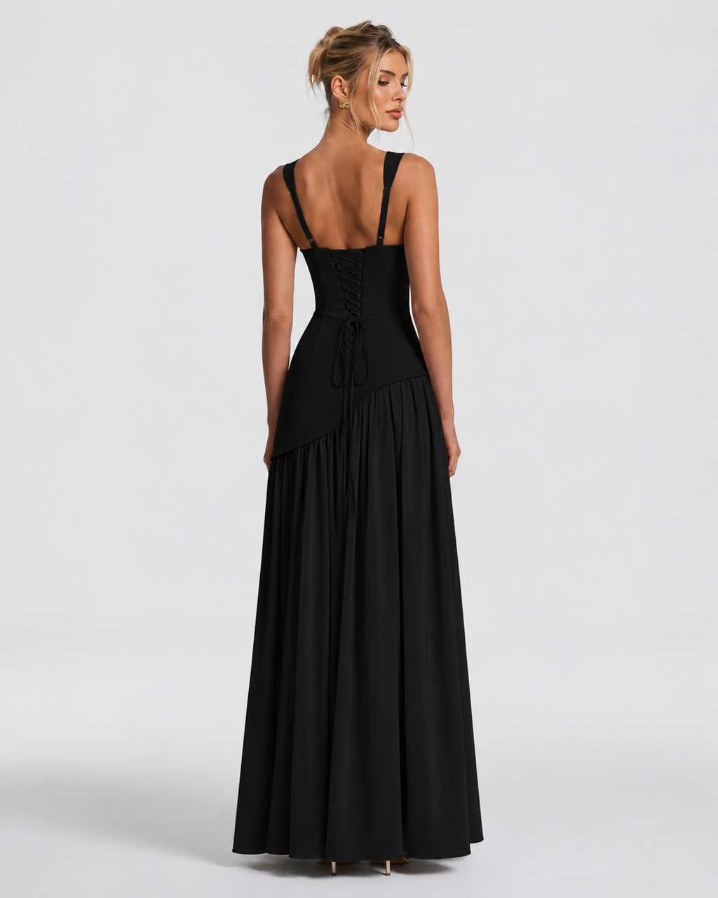 Vestido Longo com Corpete Brisa da Primavera
