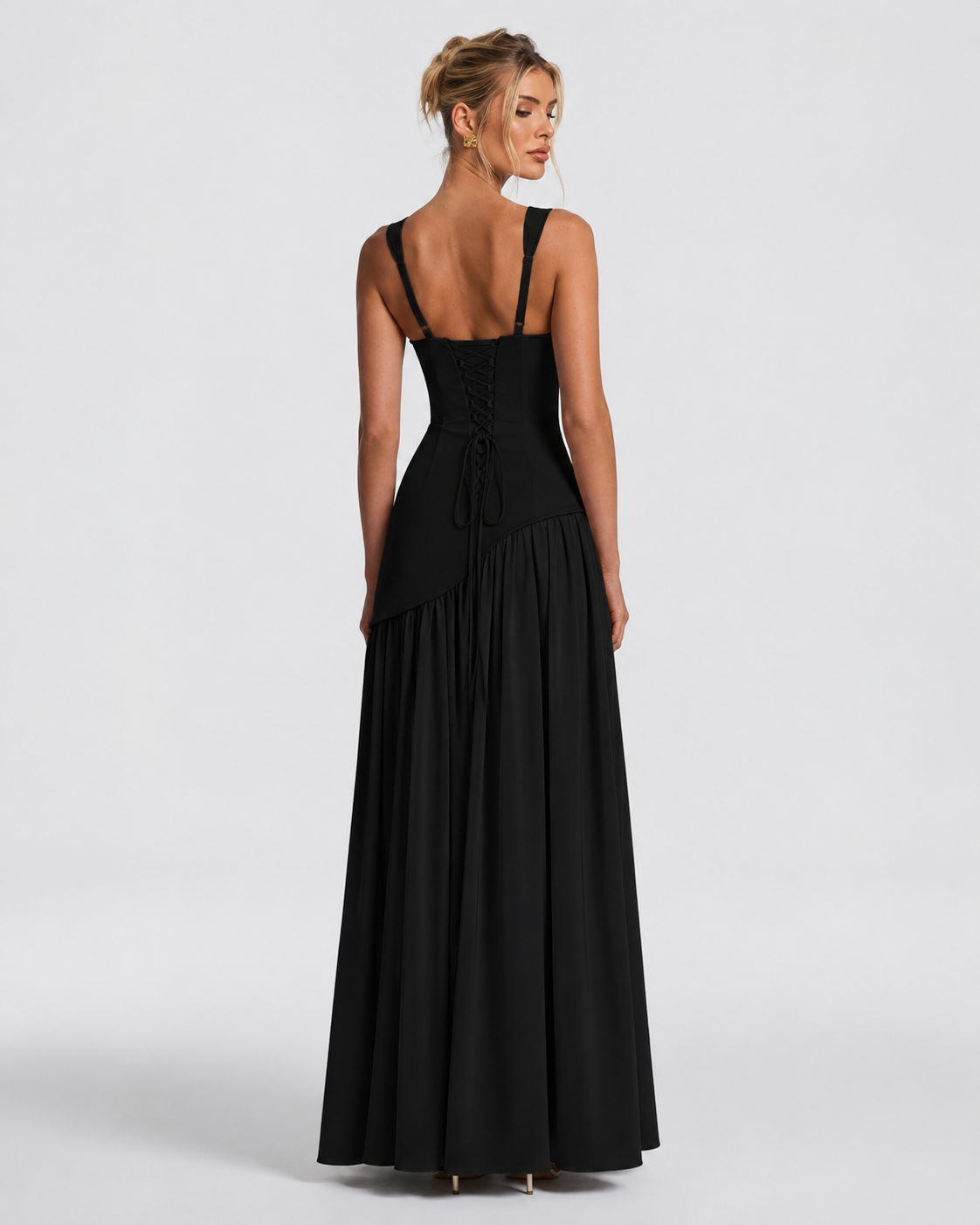 Vestido Longo com Corpete Brisa da Primavera
