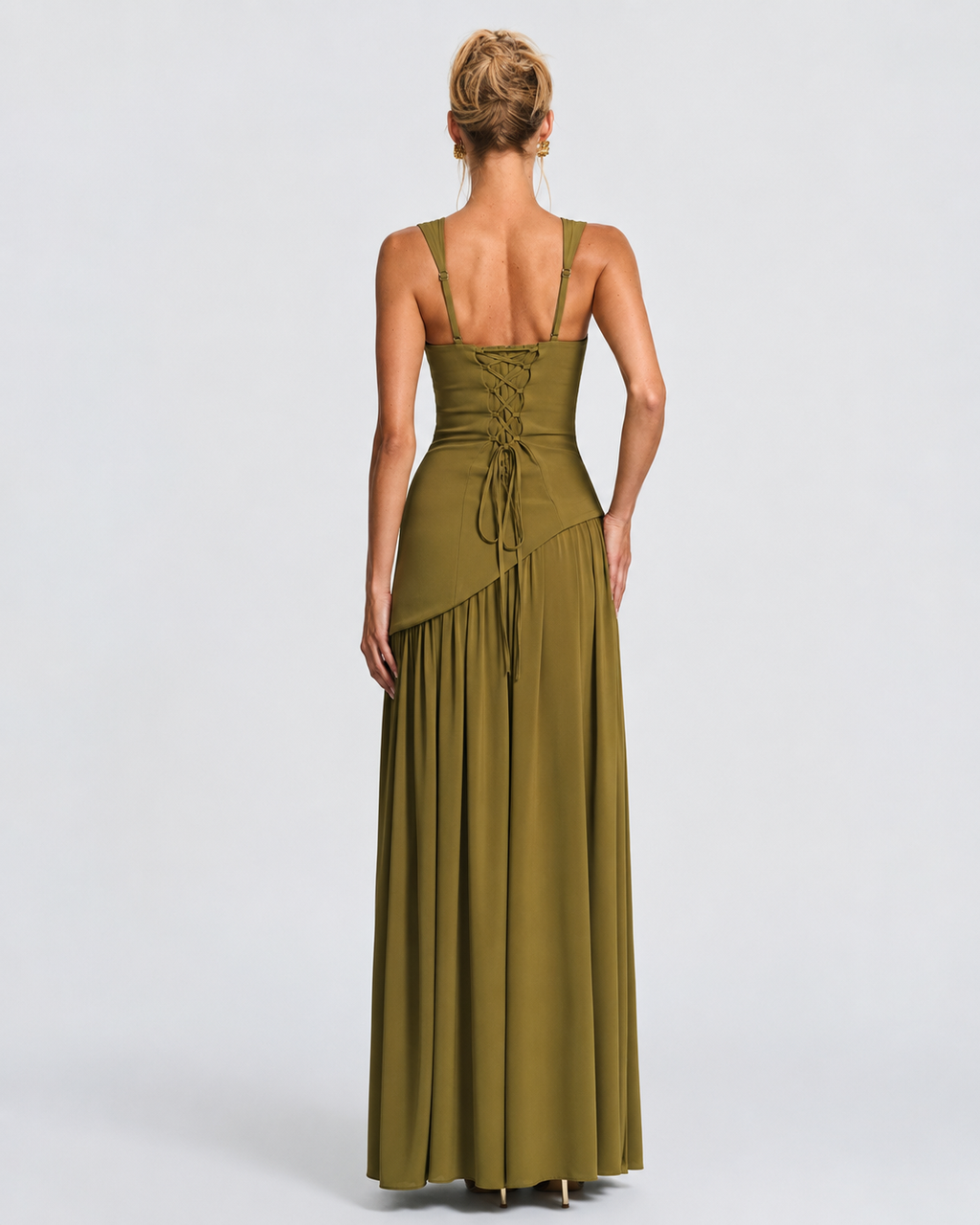 Vestido Longo com Corpete Brisa da Primavera