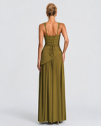 Vestido Longo com Corpete Brisa da Primavera