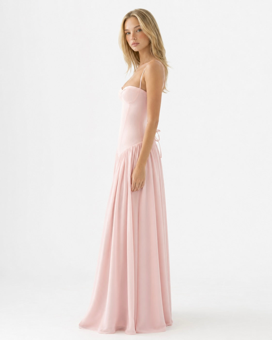Vestido Longo com Corpete Safira da Brisa