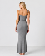 Vestido Longo Ajustado Luar da Brisa