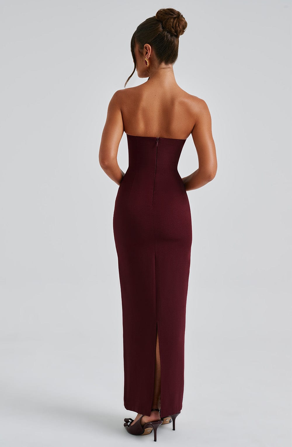 Vestido Bordeaux Élise