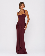 Vestido Longo com Alças ao Pescoço Brisa da Brisa