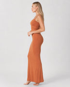 Vestido Longo Ajustado Luar da Brisa