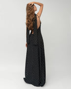 Vestido Longo com Costas Abertas Estrela da Primavera