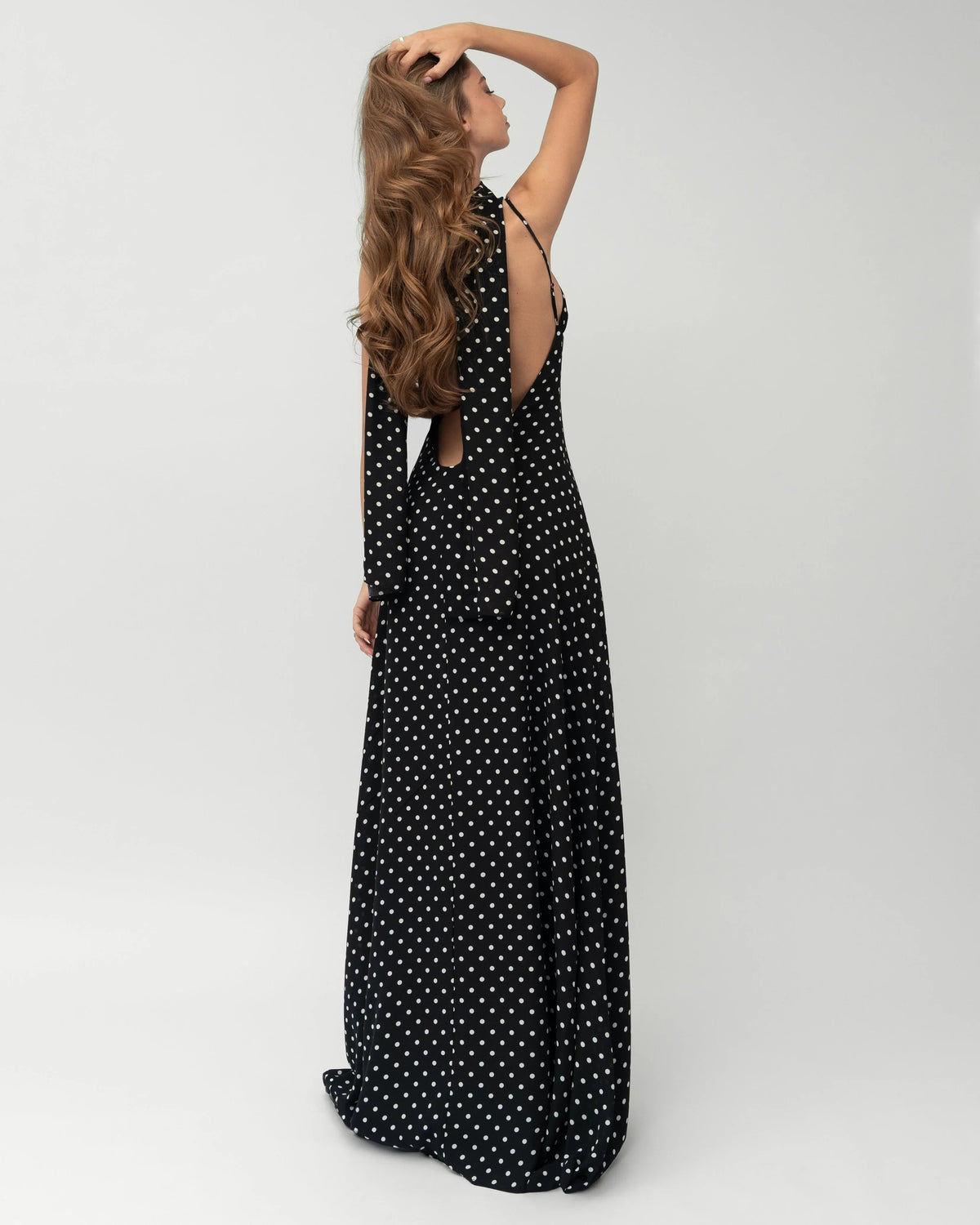 Vestido Longo com Costas Abertas Estrela da Primavera