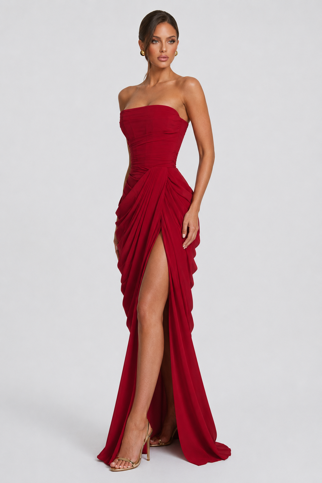 Vestido sem Alças Violeta da Brisa