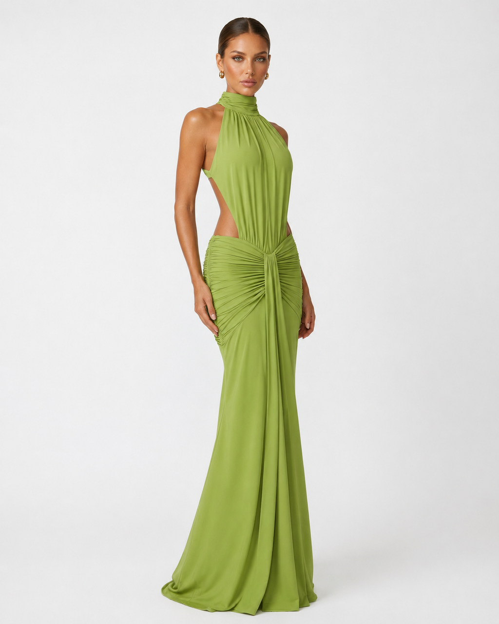 Vestido com Costas Abertas Primavera da Brisa