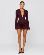 Vestido Curto de Corte Blazer