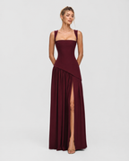 Vestido Longo com Corpete Brisa da Primavera